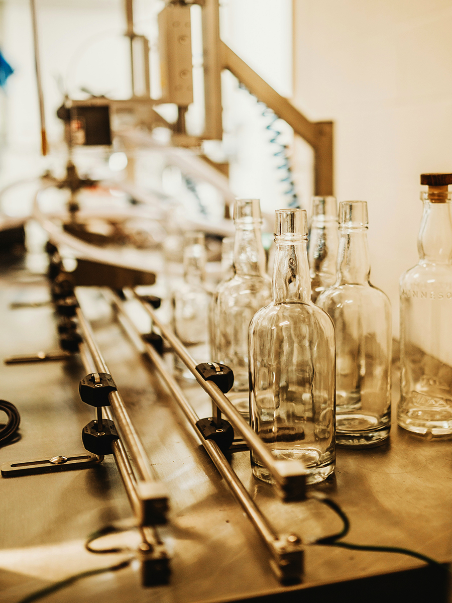 A perfume manufacturing line